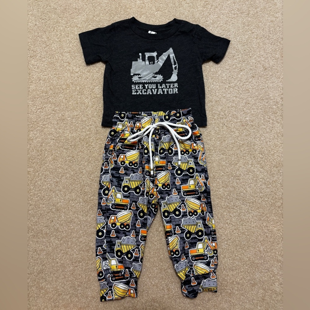 Baby Construction Outfit Set Size 12 Months